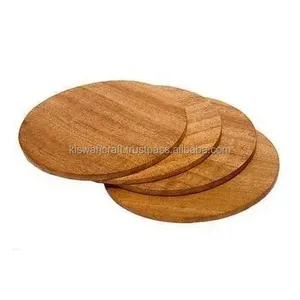New Simple & Trendy Walnut Bamboo Coasters Set Japanese <b>Wooden</b> Engraving Blanks Classic Mat/Pad Kitchen Dining Drinks Home Decor - Product Image 2