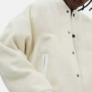 Best Quality Eco-Friendly Breathable Oversize Leather Bomber <b>Jacket</b> <b>Men</b> Premium Custom Patches Winter Street Wear <b>Letter</b> <b>Jacket</b> - Product Image 3