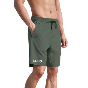 Pantalones Cortos Deportivos para Hombre de Primera Calidad al por Mayor, Pantalones Cortos Deportivos con Bolsillo, Pantalones Cortos Deportivos de Poliéster y Algodón para Correr, Hacer Ejercicio, Casuales - Product Image 1