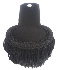 Épaulettes d'épaule en soie rouge de haute qualité épaulette de fanfare avec trou de bouton - Product Image 4