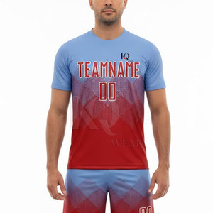 Maillot d'équipe personnalisé par sublimation, manches courtes, grande taille, tissu polyester de haute qualité, commandes en gros - Product Image 3