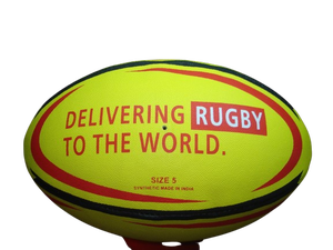 Pelota de rugby de tamaño 5 de alta calidad, agarre súper fuerte, pelota de rugby de unión de goma duradera para todo clima con envío de DHL - Product Image 3