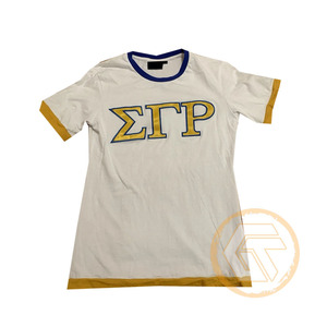 Camiseta Informal de la Hermandad Femenina Sigma Gamma Rho de GREEK TREASURES, 100% Algodón Jersey, Transpirable, de Secado Rápido para Verano - Product Image 6
