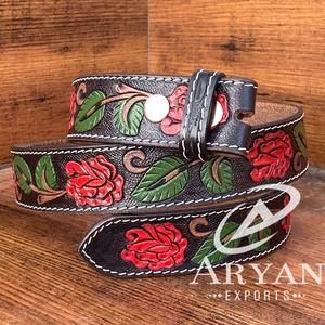 Gran oferta, cinturón de cuero genuino personalizado al por mayor sin hebillas para hombres y mujeres, cinturón de negocios de cuero de vaca de lujo - Product Image 1