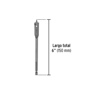 1/2 Pretul \ "punte piatte da 6 per foratura legno - Product Image 3