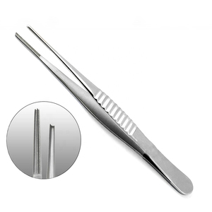 Pinzas de tejido Vascular Debakey de 15cm, pinzas de disección quirúrgica de acero inoxidable de alta calidad para portaagujas - Product Image 1
