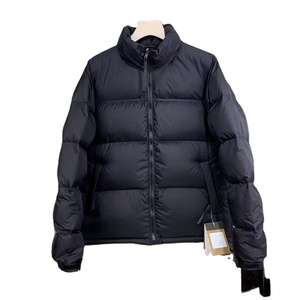 Veste d'hiver matelassée pour homme en gros OEM, cuir tricoté, imperméable, séchage rapide, fermeture éclair, poches, vente en gros personnalisée. - Product Image 1