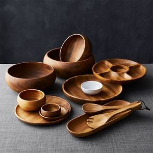 TOIT Produit artisanal Bol d'ustensiles de cuisine en bois Produits à forte demande Cookin d'acacia en bois respectueux de l'environnement - Product Image 1