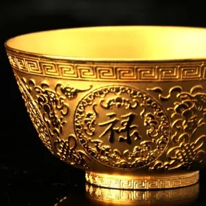 Design and manufacture of golden bowl mould custom jewelry bowl Gold and silver bowl processing