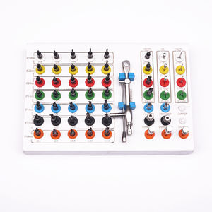 Kit de Implante Dental Guiado Universal, Sistema Quirúrgico de Precisión para Colocación de Implantes con Taladros, Mangas, Control de Profundidad - Product Image 3