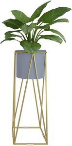 Vente en gros de jardinière en métal de luxe avec pot décoration intérieure extérieure jardin en gros prix de l'Inde - Product Image 6