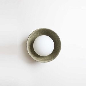 Lámpara de pared LED de diseño moderno, iluminación decorativa costera ecológica para el hogar, oficina, dormitorio, sala de estar, blanco roto - Product Image 1