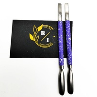 Pousse-cuticules et coupe-ongles en acier inoxydable de haute qualité avec logo personnalisé, écologique, luxueux, thermolaqué, réutilisable et durable