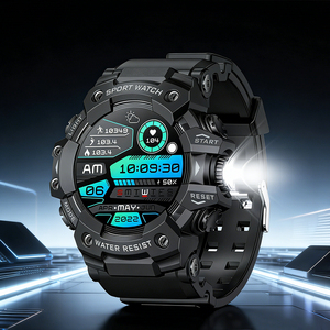 นาฬิกาอัจฉริยะ LC21 Sport หน้าจอ TFT 1.32 นิ้ว กันน้ำ IP68 วัดอัตราการเต้นของหัวใจ พร้อมเข็มทิศ ไฟฉาย นาฬิกาออกกำลังกายสำหรับทุกเพศ - Product Image 1