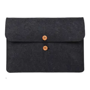Fashion Genuine Leather Computer Case Cover Laptop Case laptop sleeve with foldable stand felt laptop computer messenger sleeve
