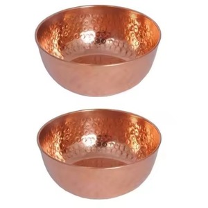 Tazón de Cobre de Diseño Antiguo en Oferta para Colección de Utensilios de Cocina de Lujo - Product Image 1