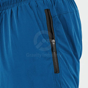 Pantalones Cortos Deportivos para Hombre, Estilo Moderno, Color Sólido, Casuales, de Alta Calidad, Secado Rápido, Transpirables, Poliéster/Algodón Premium - Product Image 5