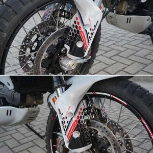 Adesivi per Moto con Design 3D per Protezioni Parafango Ducati DesertX - Product Image 5