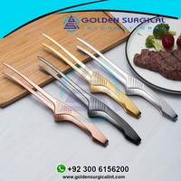 Koreaanse delicate roestvrijstalen milieuvriendelijke GSI-merk barbecueclips antislip zelfstaande tangen multifunctionele voedselclips