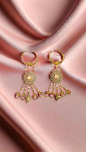 แหวนผลิตตามสั่งพร้อมชุบทอง22K เครื่องประดับสำหรับเจ้าสาวแบบดั้งเดิม - Product Image 3