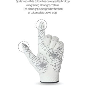 Gouft Spiderweb-Design Gant de golf (pour hommes et femmes) Gant de golf tous temps, bonne adhérence/sensation doux et longue durée: Gant lavable - Product Image 1