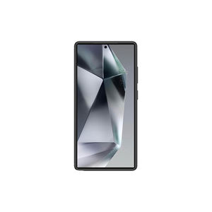 Coque en silicone anti-traces de doigts de qualité supérieure pour Samsung Galaxy S25 Ultra - ASMA Noir, revêtement de protection souple au toucher, doublure A24 - Product Image 2