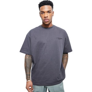 OEM personalizado fabricante de alta calidad 100% algodón suave suelto cuello redondo hombres camisetas de verano - Product Image 1