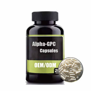 Vendedor caliente Alpha-GPC Cápsulas Enfoque de memoria y suplementos de soporte cerebral Glicerofosfato 500mg 600mg Alpha Gpc Cápsulas - Product Image 1