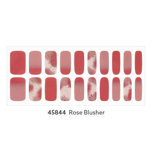 Tiras de uñas de gel 3D de alta calidad superventas ShineB #45844 pegatinas de salón de colorete Rosa fácil de usar artículo de moda hecho en Corea - Product Image 2