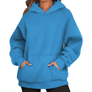 เสื้อฮู้ดลำลองแนวสตรีทโชว์ไหล่ของผู้หญิงเสื้อฮู้ดแบบถักเป็นมิตรกับสิ่งแวดล้อมระบายอากาศ - Product Image 1