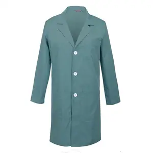 Tıbbi hemşire doktor üniforması tunik bluz eczane doktor ceket tıbbi ceket uzun kollu laboratuvar önlüğü