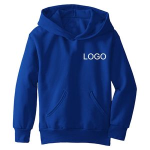 Sweats à capuche unisexes avec logo personnalisé, en polaire unie, couleur unie, poche avant, design chaud - Product Image 5