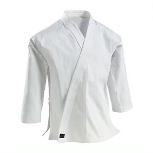 Uniforme de Karate Unisex de Algodón de Buena Calidad, Ropa Deportiva Profesional para Artes Marciales con Logotipo Personalizado al por Mayor para Hombres y Mujeres - Product Image 2