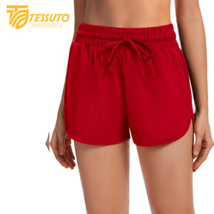 Short décontracté pour femme Respirant et confortable-Short de yoga confortable et léger pour femme avec poches - Product Image 4