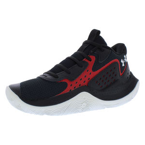 Chaussures pour garçons Under Armour Jet 23 GS Couleur : Noir/Rouge/Blanc 100% authentiques - Product Image 1