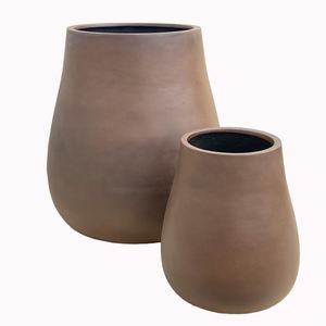 Trusted Factory Eco-Friendly Modern Lightweight Fiberglass Fiber Stone <b>Pots</b> Customized <b>Planters</b> Adjustable Reasonable Flowers - Product Image 1