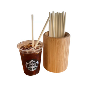 Más vendido [Tethys] Pajita de papel blanco ecológica de 7x210mm Diseño innovador en Corea - Product Image 1