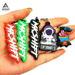 AIFRAN Vente en gros de porte-clés en PVC personnalisés, porte-clés en caoutchouc souple promotionnel, logo personnalisé en 3D, porte-clés en silicone, article cadeau - Product Image 4