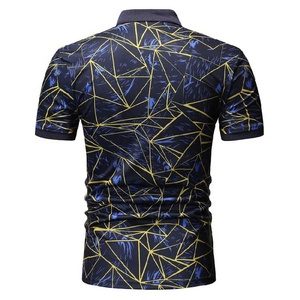 Sports pour hommes de haute qualité pour polos Conception personnalisée Sublimation Tissu en jersey respirant imprimé en 3D - Product Image 5
