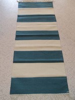Alfombra de Corredor Personalizable, Tejida a Mano, de Algodón, Moderna, Antideslizante, Lavable, Ecológica, con Rayas, para Hogar, Cocina, Dormitorio, Yoga