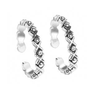 NOVAMART Fine Buy Pure 925 Sterling Silver <b>Toe</b> <b>Rings</b> Online for Women Engagement & Wedding with Diamond Zircon Stone <b>Gold</b> Materi - Product Image 1