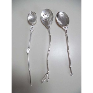 Ensemble de couverts plaqué argent en acier inoxydable de luxe à poignée adorable nouveau look ensembles de couverts à long manche - Product Image 5