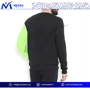 Nuevos conjuntos Unisex en blanco medio Jersey chándales LOGO personalizado rayas reflectantes Jogging trajes ropa de entrenamiento Lisa ropa deportiva - Product Image 4