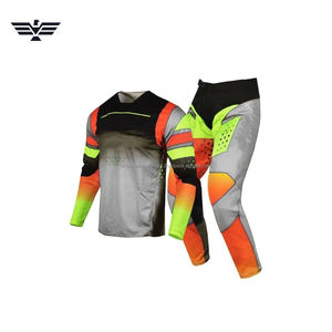 Ensemble de vêtements de motocross unisexe personnalisé, pantalon et maillot, équipement de moto tout-terrain, respirant, séchage rapide, % polyester, course de moto - Product Image 6
