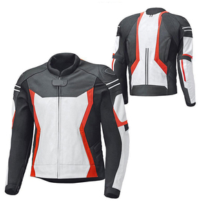 เสื้อแจ็กเก็ตมอเตอร์ไซค์หนังใส่แข่งรถจักรยานยนต์ดีไซน์ใหม่แจ็กเก็ตมอเตอร์ไซค์แขนยาวพิมพ์โลโก้ตามสั่งดีไซน์ใหม่ - Product Image 3