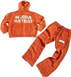 2024 OEM ODM PERSONNALISÉ HOMME MOHAIR PULL ENSEMBLE survêtement survêtement pantalons de survêtement sweats à capuche mentracksuit mode casualwear - Product Image 4