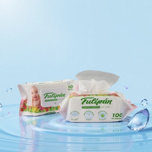 Lingettes pour bébé Tulipán, 100 unités, sans alcool, soin de la peau pour bébés - Product Image 5