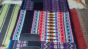 Mantas de sillín occidental hechas a mano, almohadilla de sillín occidental hecha con lana NZ y cuero Premium, almohadilla de sillín ecuestre y lana brillante - Product Image 3