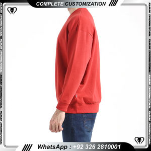 Sudadera de lana universitaria para hombre, sudadera de calle de color sólido - Product Image 2