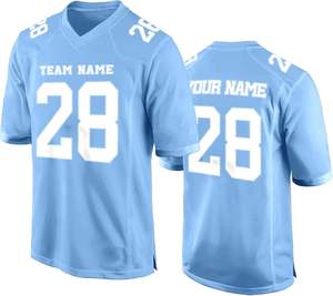 Camiseta de fútbol americano sublimada personalizada para todas las edades transpirable con nombres de jugadores personalizados números mangas cortas impresas - Product Image 1